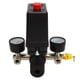 thumbnail image 2 of TICFOX-interruptor De Presión Del Compresor De Aire, Válvula De Control De Presión 3 En 1 Estilo UE De 0 A 180PSI Con Conector Rápido De Manómetro, 2 of 8