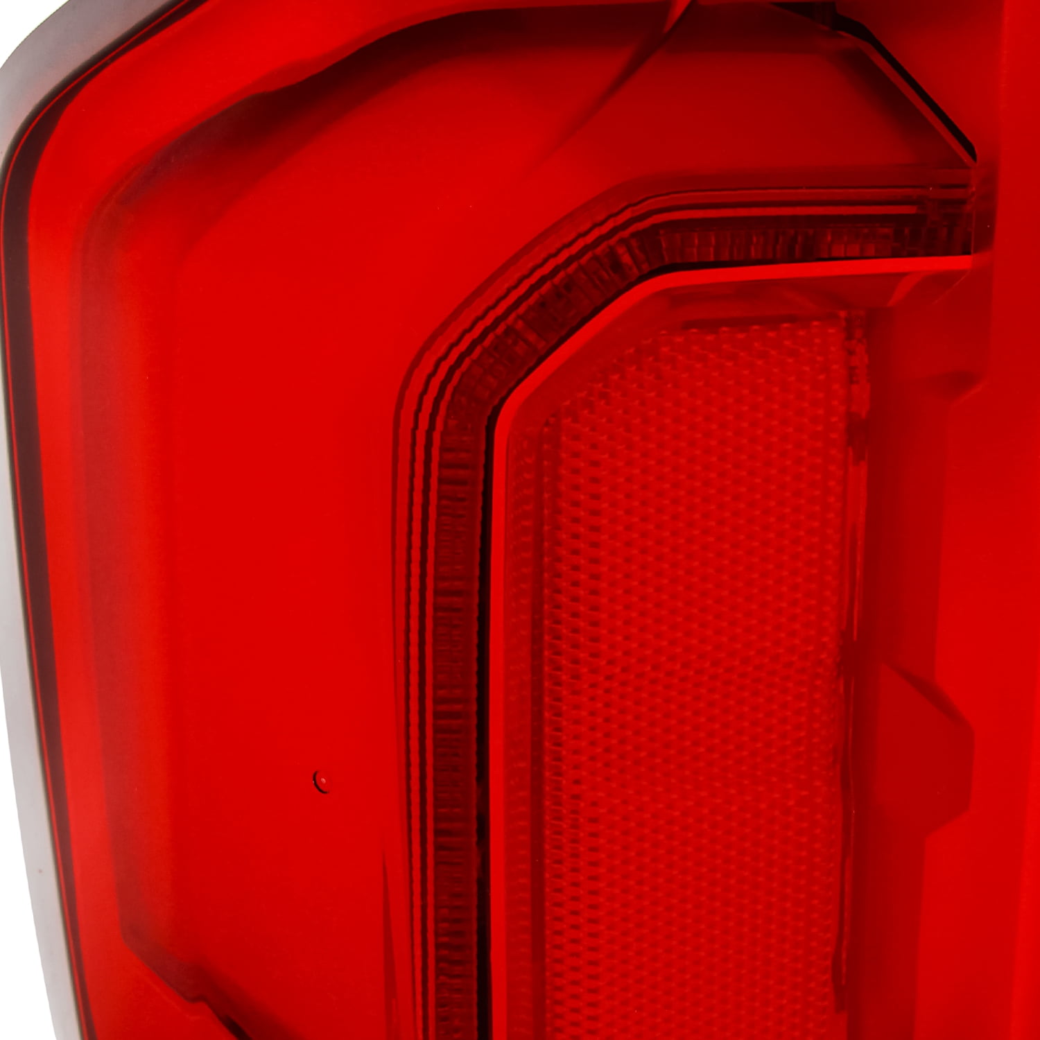 AKKON - Fits 2019-2024 Chevy Sliverado 1500 20-24 2500HD 3500HD [LED Type] Tube Signal Chrome Red Tail Light Driver Left