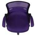 thumbnail image 5 of Pemberly Row High-Back Ergonomic Mesh Office Swivel Chair in Purple, 5 of 12
