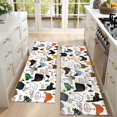 thumbnail image 4 of Kitchen Rugs Sets Of 2,White Chicken Breed Pattern Anti Fatigue Kitchen Mat Rugs Non Slip Washable,Decorative Kitchen Floor Mats for Kitchen,Sink,Laundry,17"X47", 4 of 5