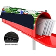thumbnail image 4 of Coolnut Magnetic Mailbox Cover, Tropical Leaves Palm Tree with Birds Post Mail Box Cover Mail Wraps Cover, Standard Size 20.7" L x 18" W, 4 of 5
