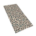 thumbnail image 3 of Polyester Long Towel Multi-Size Water Absorption Good Bright Fluffy Soft For Bathroom Swimming Pool Beach Outdoor Travel Leopard Print Style Paleturquoise_4, 3 of 8