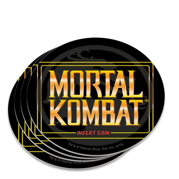 Mortal Kombat Insert Coin Novelty Coaster Set