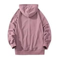 thumbnail image 2 of LEEy-world Sweatshirts Men's Quarter Zip Thermal Lined Sweater, Winter Lightweight Soft Pullover Collar Sweatshirt Purple,L, 2 of 3