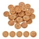 thumbnail image 1 of Uxcell 50 Pcs Botones de Madera 1" Botón de Costura Redondo de 4 Agujeros para Manualidades de Bricolaje Amarillo Terroso, 1 of 7