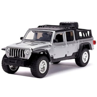Jada Toy 2020 Jeep Gladiator Pickup Truck, Silver with Black Top