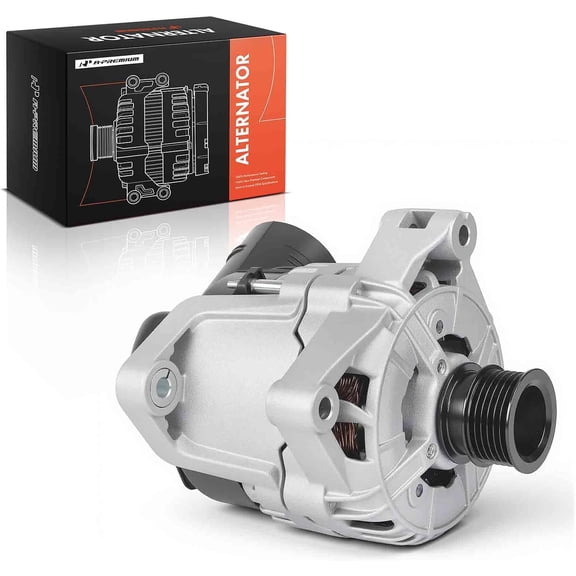A-Premium Alternator Compatible with BMW 320i 1992-1995, 323i 1998-1999, 323is 1998-1999, 325i 1992-1995, 325is 1992-1995, 328i 1996-1999, 328is, 525i, 525iT, M3, Z3, 12V 140A 6-Groove Pulley CW