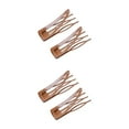 thumbnail image 2 of fastboy Ornements pour Cheveux Outils de Coiffure Robustes Simples Pince Latérale Pince à Pression Café 2Set, 2 of 6