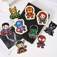 thumbnail image 2 of 2 juegos de pegatinas de pintura de diamante para niños, DIY 5D Hero Diamond Art mosaico pegatinas por números, juguetes educativos DIY pegatinas de pintura decorativa de diamante completo Rojo Verde, 2 of 4