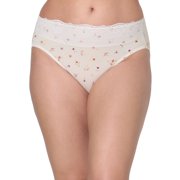 Bali Passion For Comfort Hi Cut Panty DFPC62 Color: Poppy Print Size: 7