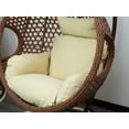 thumbnail image 4 of SK CHUMRA Egg Chair Cushion Hanging Basket Chair Pads Wicker Rattan Hanging Seat Cushion Nonslip Soft Headrest & Armrest Outdoor Porch Backyard UV Resistant Patio Hammock Swing Cushions (Beige), 4 of 6