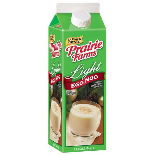 Prairie Farms Light Eggnog , 32 Fl. Oz.