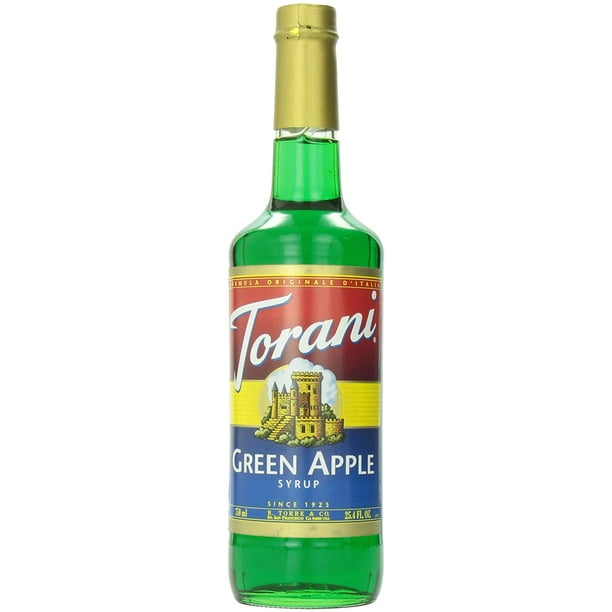 Torani Green Apple Syrup, 750 mL
