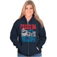 thumbnail image 3 of Freedom Don't Take It For Granite Pun Zip Up Hoodie Men's Women's Brisco Brands S, 3 of 6