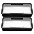 thumbnail image 1 of OUNONA Rentrée des Classes Lot de 2 Illets de Câble en Plastique Noir pour Utilisateurs Besoin de Solutions, 1 of 8