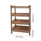 thumbnail image 3 of Organizador de Encimera de Baño Estante de Almacenamiento de Plástico de 4 Capas | Estante escalonado de varios niveles, drenaje de panal, base antideslizante | Verde, Azul, Rosa | Montaje duradero, 3 of 6