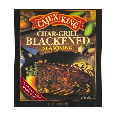cajun king cajun king char grill blackened seasoning 1 25 oz cajun king cajun king char grill blackened seasoning 1 25 oz