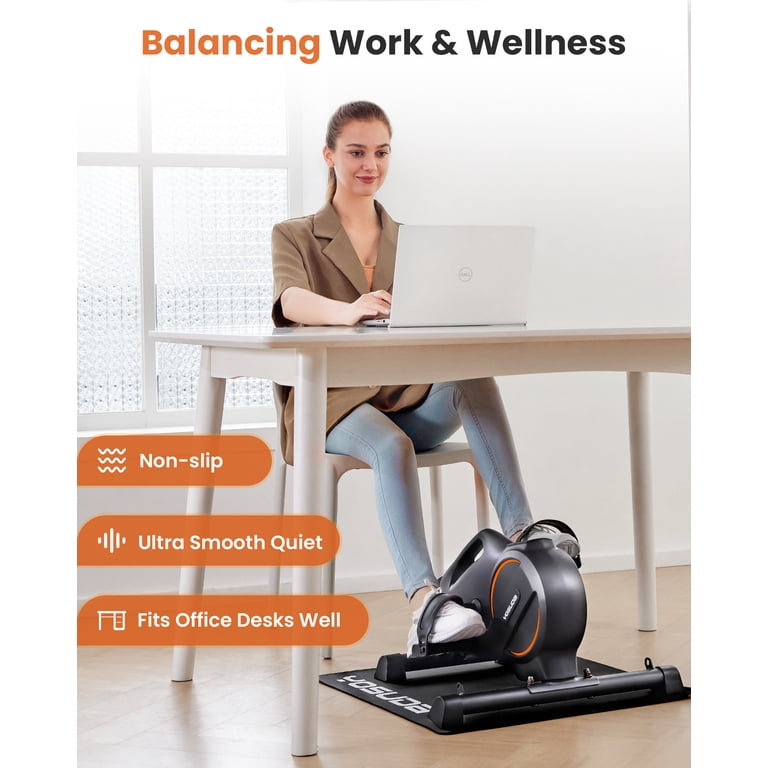 Yosuda Under Desk Pedal Exercise Bike, Mini Cycle for Arm and Leg