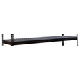 thumbnail image 1 of Hallowell DRHCWL4824ME Rivetwell, Double Rivet Boltless Shelving with Center Support 48 in. W x 24 in. D 708 Midnight Ebony 1 Level Includes Wire Deck Decking, 1 of 1
