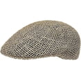 thumbnail image 1 of Straw Flat Cap Women/Men - Made in Italy Hat with visor Spring-Summer, 1 of 5