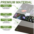 thumbnail image 6 of Kitchen Rugs Floral Anti-Fatigue Kitchen Mats for Floor Flowers Waterproof Non-Slip Kitchen Rugs and Mats, Cushioned Standing Floor Mats for Home/Office, 18''''x30''''+18''''x48'''', Black, 6 of 6