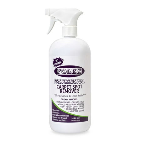 Folex Professional 34 oz. Carpet Spot Remover | Made in USA | Non-toxic by Product Folex (1) (34, (Best Non Toxic Cleaning Products)