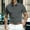 Gray, variant on EWASWON Men's Short Sleeve Polo Shirts, Breathable Cotton Casual Summer T-Shirts, Wrinkle-Resistant & Multipack Options,Black,Size 2XL