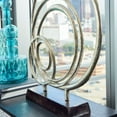 thumbnail image 3 of Cyan Design 09783 Lipsice Aluminum Abstract Statue - Nickel, 3 of 6