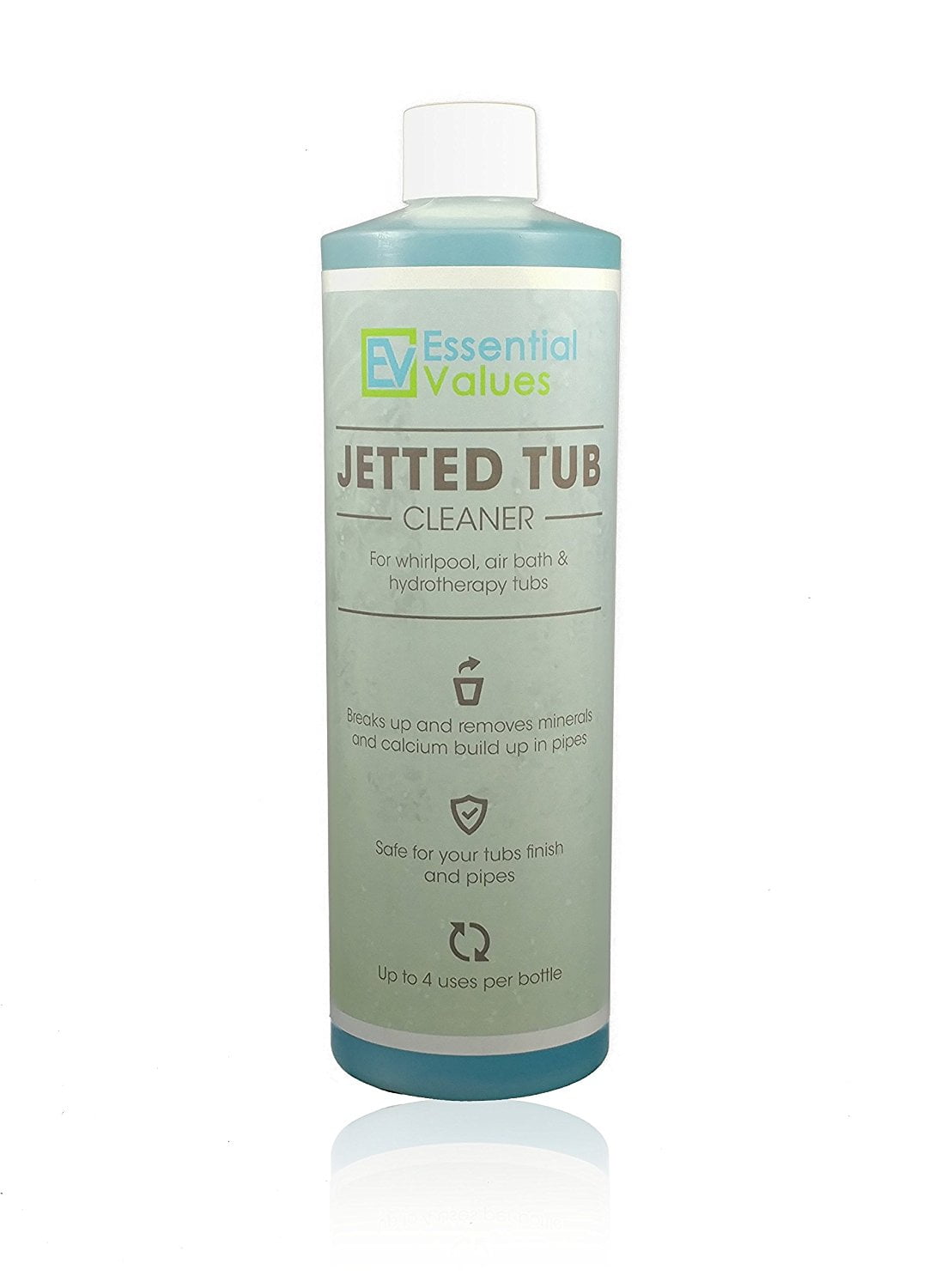 Jetted Tub Cleaner, Whirlpool Tub Cleaner (16oz / 4 uses ...
