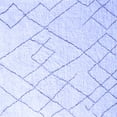 thumbnail image 1 of Ahgly Company Indoor Square Oriental Blue Industrial Area Rugs, 8' Square, 1 of 4