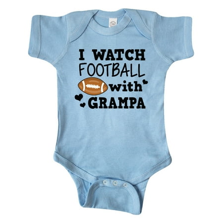 

Inktastic I Watch Football with My Grampa Gift Baby Boy Bodysuit