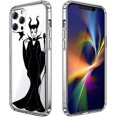 thumbnail image 1 of Phone Case for iPhone 12 Case iPhone 12 Pro Case, Clear Phone Case Individualized Design Cover Case (Maleficent), 1 of 4