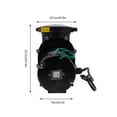 thumbnail image 3 of 1500W 2HP Swimming Pool Pump Self Priming w/Strainer Basket In/Above Ground 115/230V for Swimming Pools, 3 of 18