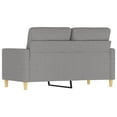 thumbnail image 3 of vidaXL 2-Seater Sofa Light Grey 120 cm Fabric, 3 of 5