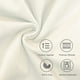 thumbnail image 3 of Funda de cojín 40x40 blanco decoración de salón dormitorio sofá cojín escandinavo oficina relax sillón con cremallera paquete de 2 protectores de almohada de terciopelo, 3 of 4