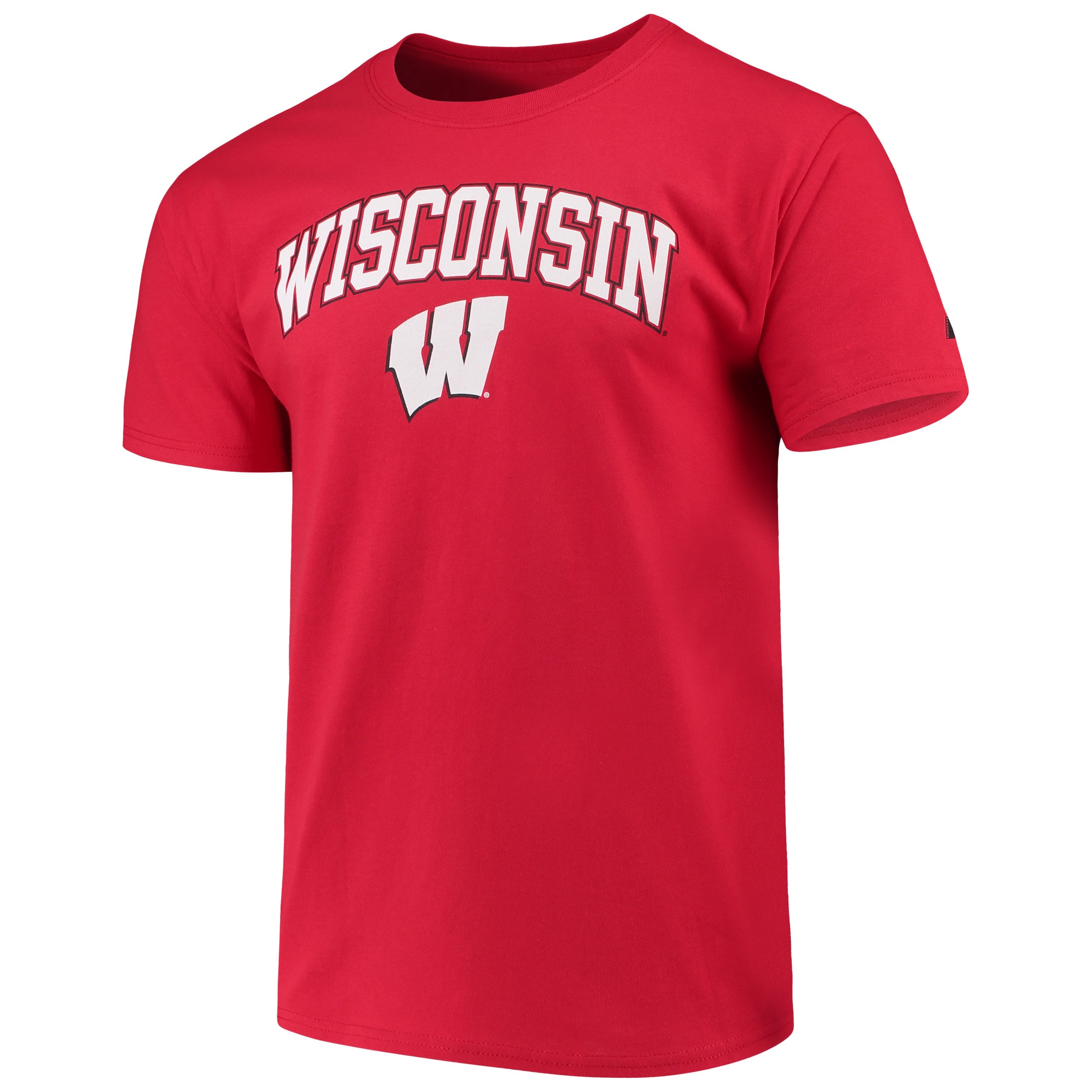 Men's Russell Athletic Red Wisconsin Badgers Crew Core Print T-Shirt - image 2 of 3