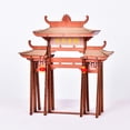 thumbnail image 3 of Casa de de bricolaje s de modelos de construcción de bricolaje de montaje de puerta Torii de bricolaje para regalos de vacaciones Baoblaze Mini puerta Torii de bricolaje, 3 of 8