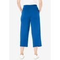 thumbnail image 2 of Woman Within Plus Size Sport-Knit Pull-On Capri Pants, 2 of 6