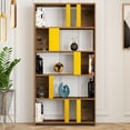 thumbnail image 2 of Hommy Craft - Walnut, Yellow - Lima - Bookshelf, 2 of 5
