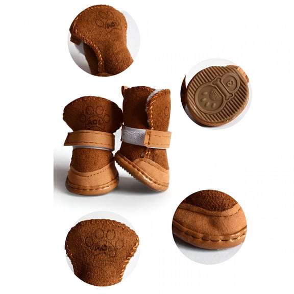 GASTROPOD Dog Shoes with Hook Loop Closure Booties Pet Dog Chihuahua Shoes Boots, Puppy Snow Booties for Small Dogs, Chihuahua Booties for Winter, Tiny Cat Booties, Cat Shoes for Cold Weather
