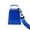 Blue, variant on Big Load Cheering Cowbell 4 Inch Lasting Iron Construction Loud Clear Sound Sports Parties Wrist Strap Attached