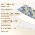 thumbnail image 6 of Retro Peel and Stick Wallpaper Dandelion Heads Blue Soft Watercolor Style Wall Mural 23.6in x 9.8ft Self Adhesive Removable Wall Paper Renter Friendly Wallpaper for Nursery Bedroom Cabinets, 6 of 8
