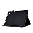 thumbnail image 4 of ELEHOLD For Samsung Galaxy Tab A9 Diamond Embossing Leather Folio Folding Full Body Protective Case Kickstand Shockproof Cover, Auto Sleep&Wake, with Credit Card Slot, Black, 4 of 10