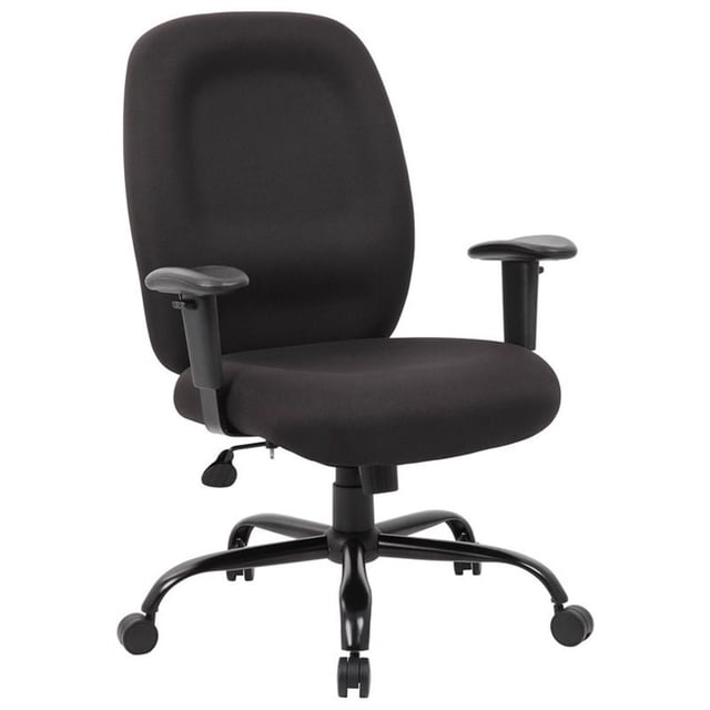 Boss Office Products B996 Chaise de Travail Robuste Noire
