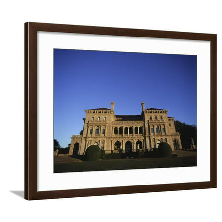View of the Breakers Mansion, Newport, Rhode Island, USA Framed Print Wall Art By Walter