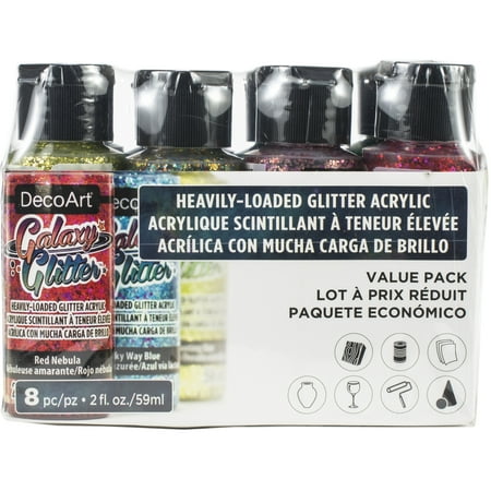 UPC: 0766218113139 | Galaxy Glitter Value Pack 8/Pkg-Multi Color