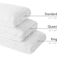 Z Convolution Gelled Microfiber with Convoluted Memory Foam Pillow