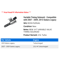 thumbnail image 2 of Variable Timing Solenoid - Compatible with 2007 - 2009, 2013 Subaru Legacy 2008, 2 of 2