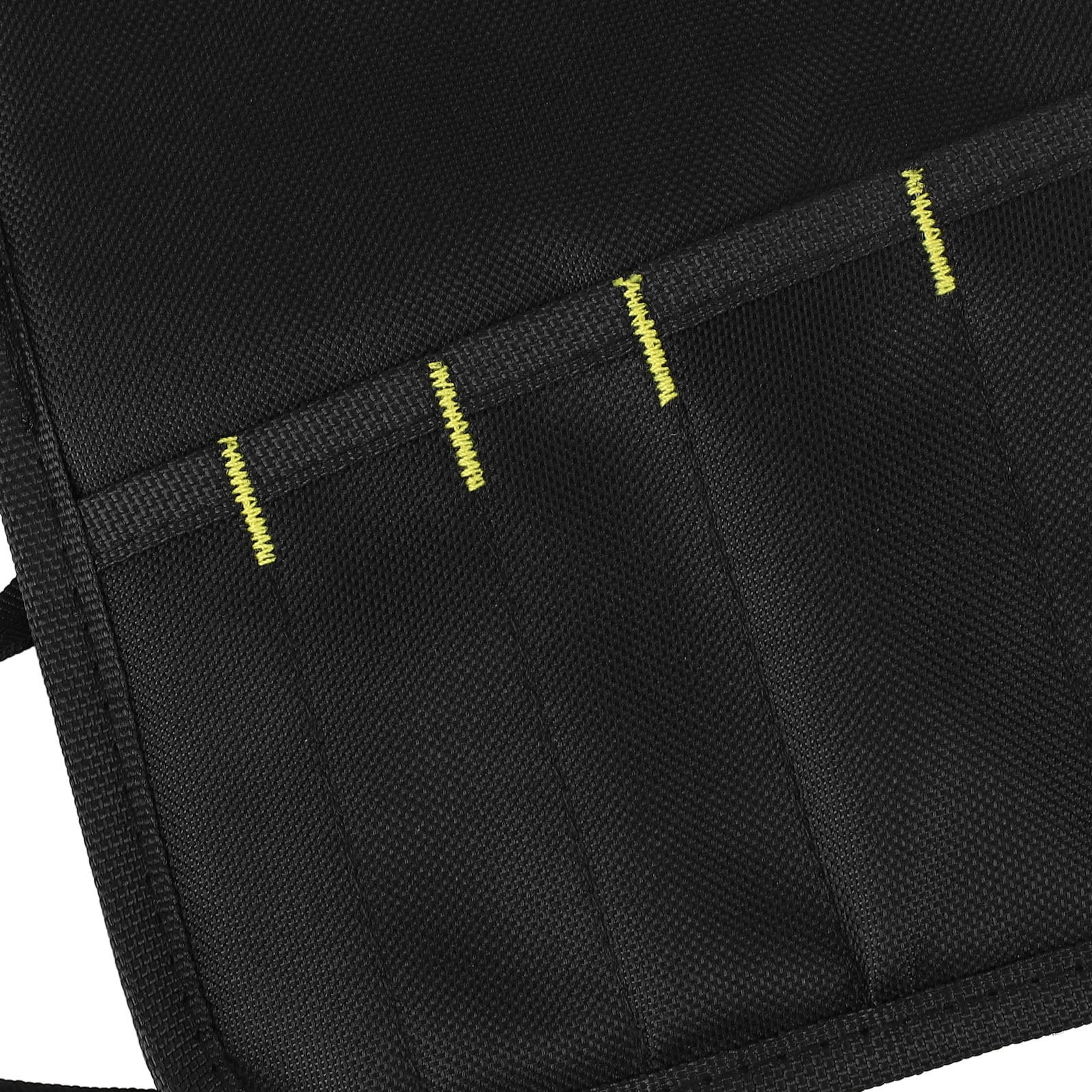 Riousery Electrician Tool Roll Organizer Portable Canvas Wrench Storage Pouch Bag Large Capacity Heavy Duty for Hardware Hand Tools Green 18.11 inches / 46 cm