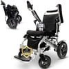 MALISA Electric Wheelchair for Adults, Portable All Terrain Lightweight Wheelchairs, Foldable Motorized Wheel Chair